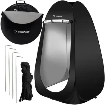 Туристичний намет/палатка для перевдягання, душу та туалету Trizand 23492 black