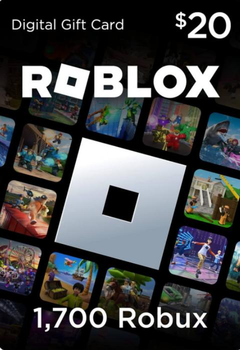 Карта пополнения Roblox Gift Card на 1700 ROBUX | 20$ (USD)