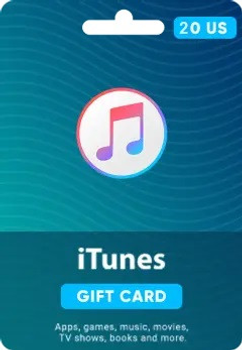 Карта пополнения ITunes 20 USD