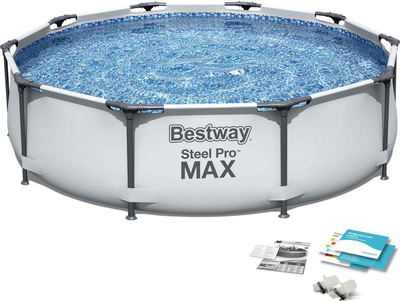 Басейн каркасний 4в1 Bestway 56406 Steel Pro 305 см