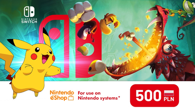 Карта пополнения Nintendo eShop Card 500 PLN