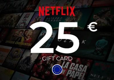 Подарочная карта Netflix Gift Card 25 EUR (Europe)