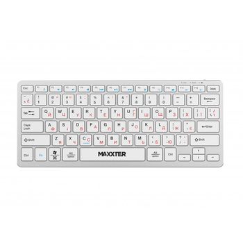 Клавіатура Maxxter KBW-C01S-UA Silver ( Сріблястий ) 37267
