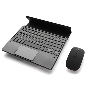 Клавиатура-подставка беспроводная Smart Keyboard + Мышка для Samsung Galaxy Tab S4 Ukr+Eng Black