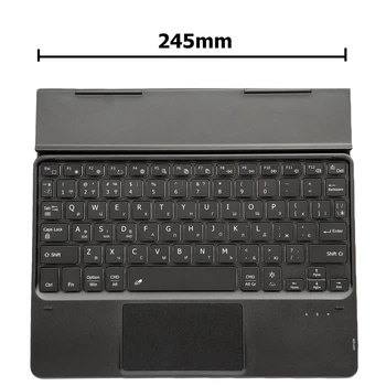 Клавіатура-підставка бездротова Smart Keyboard + Мишка для Blackview Tab 10 Ukr+Eng Black