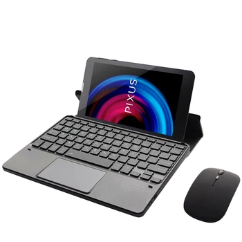 Клавиатура-подставка беспроводная Smart Keyboard + Мышка для Pixus Touch Ukr+Eng Black