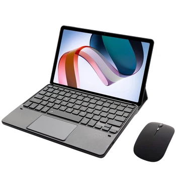 Клавиатура-подставка беспроводная Smart Keyboard + Мышка для Xiaomi Redmi Pad Ukr+Eng Black