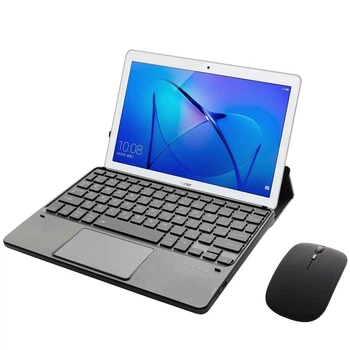 Клавиатура-подставка беспроводная Smart Keyboard + Мышка для Honor Play Tab 2 Ukr+Eng Black