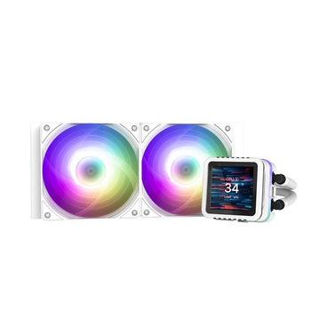 Система рідинного охолодження Zalman Alpha 2 DS A24, White, 2.73’’ IPS (320x320, 30 Гц), ARGB (ALPHA2DSA24WHITE)