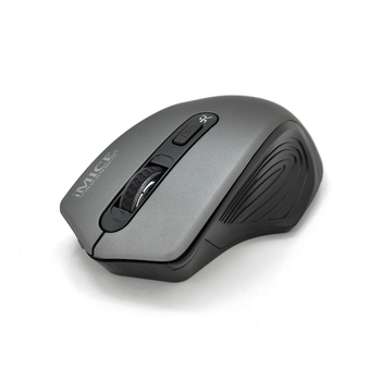 Мышь беспроводная iMICE G-1800, 4 кнопки, 800/1200/1600 DPI, 2.4Ghz 10м, Windows xp/Vista/Win7/8/10 Mac OS X, 2*AAA, Gray, COLOR BOX, Q60