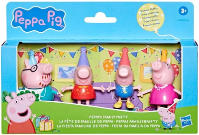Набір фігурок Hasbro Peppa Pig  Family Party (5010993834624 / 5010996234131)