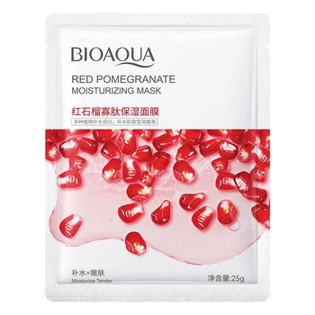 Тканевая маска для лица The Face Shop Real Nature Avocado Face Mask с экстрактом граната, 25 г