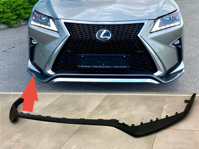 Юбка губа переднего бампера F-Sport Lexus RX 2015-2019 5211248010 1234 upgrade для Lexus RX 2015-2019 (7135)