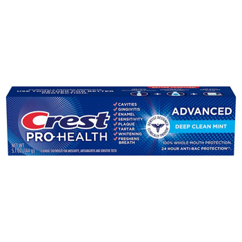 Зубна паста свіжий подих Crest Pro-Health Deep Clean mint Toothpaste 144 грам (США)