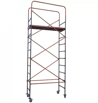 Мини-подмость VIRASTAR (4 м, 1.5х0.6 м) с колесами (25755)