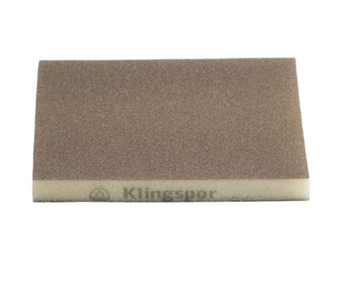 Губка шліфувальна Klingspor SW 501 A/O (123х98х10 мм, Alumina р220) шліфувальний брусок (25799)