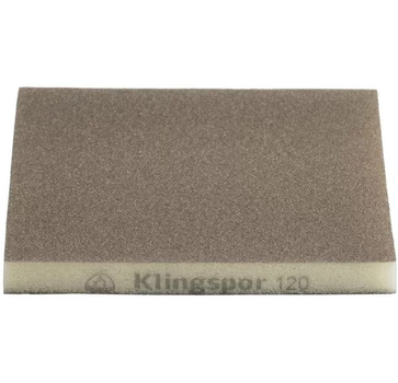 Губка шліфувальна Klingspor SW 501 (123х96х12.5 мм, Alumina р120) шліфувальний брусок (25798)