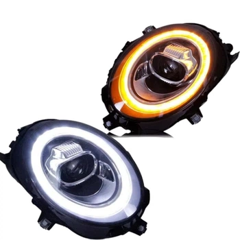 Передние альтернативная тюнинг оптика фары LED на Mini Cooper F55 F56 F57 14-18 комплект Мини Купер L2317