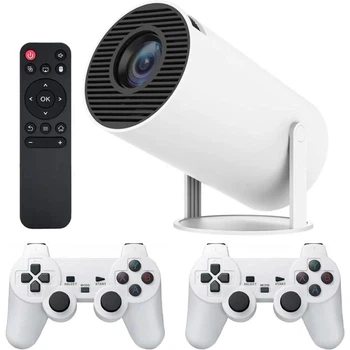 Проектор М300 MAX с 2 джойстиками, пультом, WiFi и Bluetooth для дома (6598-13452)