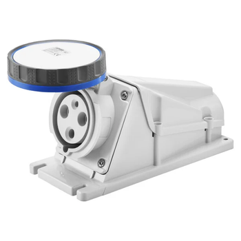 Силовая розетка 2P+E 63А 230В стационарная IP67 красная [GW63522] IEC 309 HP GEWISS