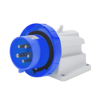Силовая вилка 2P+E 32А 230В стационарная IP67 синяя [GW60437] IEC 309 HP GEWISS