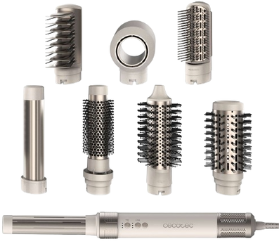 Suszarko-lokówka Cecotec Bamba CeramicCare AirGlam 8 w 1 Champagne (BAMBA CERAMICCARE AIRGLAM CHAMPAGNE)