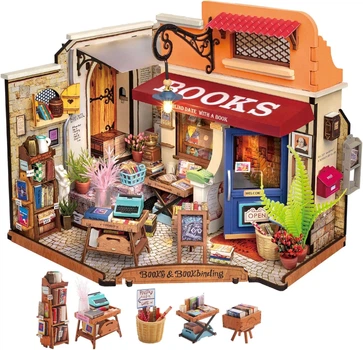 Конструктор Robotime DIY Corner Bookstore DG164 (6946785120196)