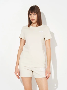 Футболка хлопковая женская Puma Ess Small No. 1 Logo Tee (S) 68237387 S Alpine Snow (4067983405280)