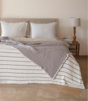 Муслиновое покрывало MOSS Exclusive Muslin Kahve Полуторный 170 х 230 см Муслин Коричневый