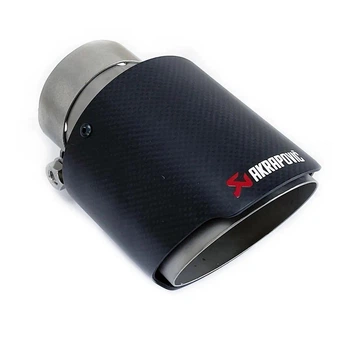 Насадка на глушитель Akrapovic одинарная 65мм-165мм (ZB) | Карбоновая насадка на выхлопную трубу