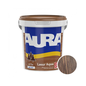 Лазур – лак акриловый Aura Lasur Aqua для древесины кипарис 0.75л