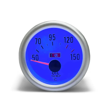 Указатель температуры масла Ket Gauge 7703-1 Ø52 мм с LED подсветкой | Прибор датчик автомобильный