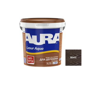 Лазур – лак акриловый Aura Lasur Aqua для древесины венге 0.75л