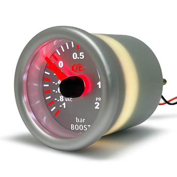 Указатель давления турбины Ket Gauge 7707-3 Ø52 мм с LED подсветкой | Прибор датчик автомобильный