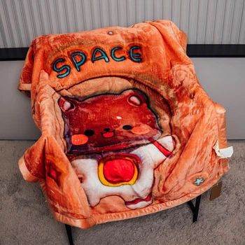 Плед дитячий 3D малюнки 110*140 Цегляний 88131