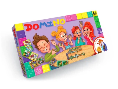 Настольная игра Danko Toys Домино Любимые сказки (белый) (DTG-DMN-01)