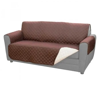 Стеганое покрывало-накидка на диван двухстороннее Couch Coat