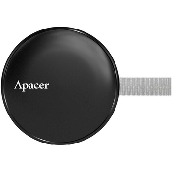 Зовнішній портативний накопичувач SSD Apacer Magnetic AS725 1TB USB 3.2 Gen.2 Type-C MagSafe Black (AP1TBAS725B-1)