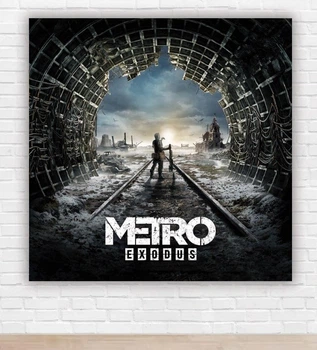 Паперовий плакат "Metro Exodus" 150х150 см