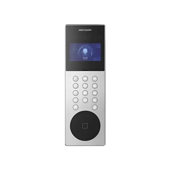 Вызывная панель с камерой Hikvision DS-KD9203-ME6 многоабонентская с картридером защита IP65 Серый