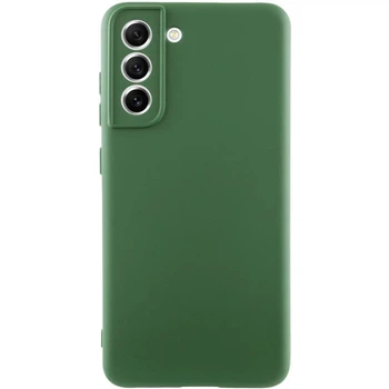 Чохол на Samsung Galaxy S21 FE / чохли для самсунг галаксі С21 фе силікон Зелений / Dark green