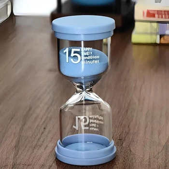 Пісочний годинник (таймер) блакитні 15 хв.