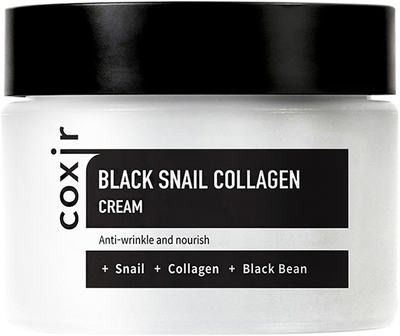 Крем для обличчя Coxir Black Snail Collagen проти зморшок 50 мл (8809080826201)