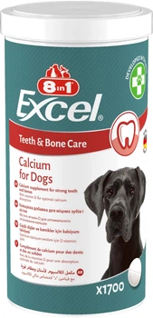 Витамины 8in1 Excel Calcium для щенков и взрослых собак, кальций, для зубов и костей 1700 шт. (4048422184249)