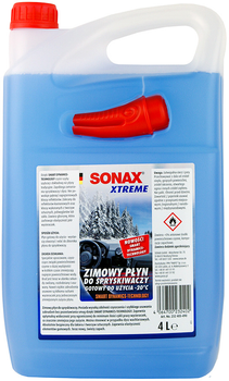 Zimowy płyn do spryskiwaczy Sonax XTREME -20°C 4 l 232405 (4064700232402)