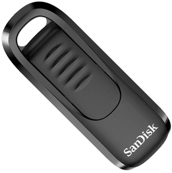 Флеш память USB SanDisk Ultra Slider 256GB USB Type-C Black (SDCZ480-256G-G46)