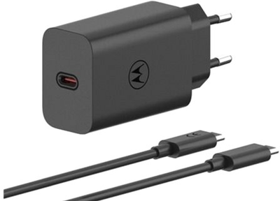 Зарядний пристрій Motorola 68W USB-С +кабель 1 м (MC-682N) Чорна (1076289)