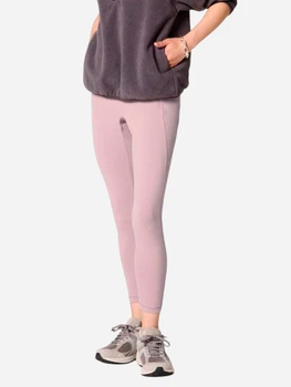 Спортивные леггинсы для фитнеса высокие женские Uniqlo 482256505 L Розовые (1159832720)