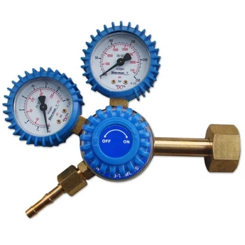 Редуктор кисневий 200бар, на виході 0,5-10бар, 30м³/год, вхід 3/4″ RH, вихід 1/4″RH, RB-T-MOUSE, Sherman profi