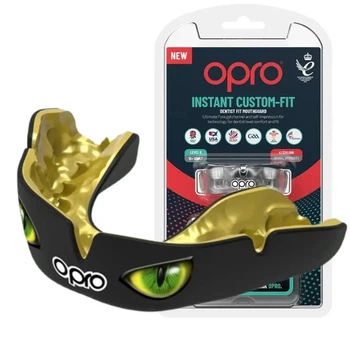 Капа OPRO Instant Eyes доросла (вік 11+) Чорно-зелена (art.102524001)